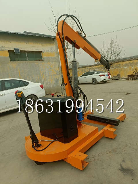 商都县自卸车厢随车吊 自制轮式四不像起重机 四驱平板吊 5吨 贵盛